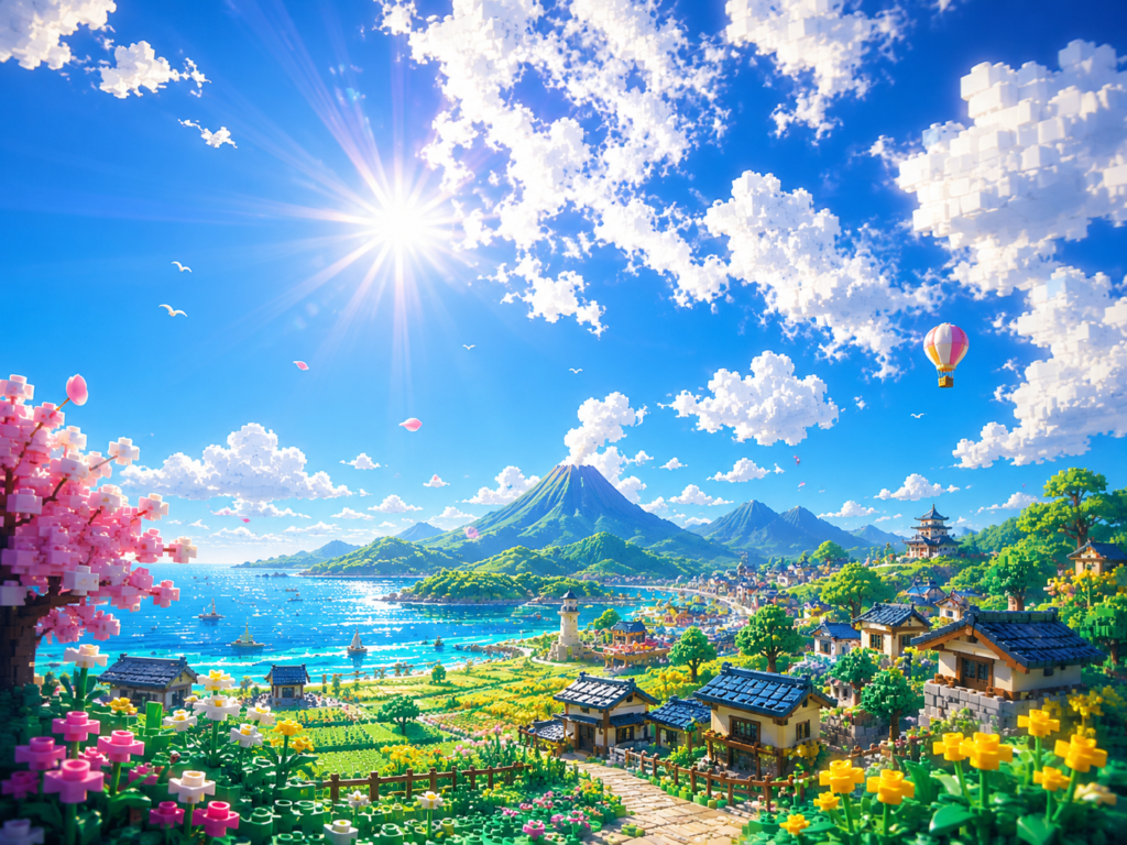 夏の快晴イメージ